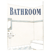 Project Endeavors Bathroom Card