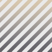 My Tribe Gray Gold Stripe Paper