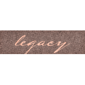 Vintage Memories: Genealogy Legacy Word Art Snippet