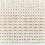 Peach Lemonade Chevron Paper