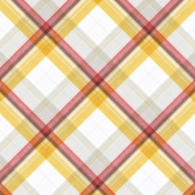 Peach Lemonade Plaid Paper 8