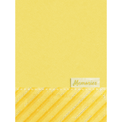 Peach Lemonade Memories Journal Card 3x4