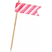 Tea in the Garden Toothpick Flag