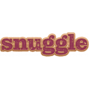 Cozy At Home Word Art Snuggle