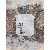 Cozy At Home Love Journal Card 3x4