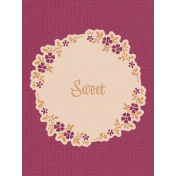 Cozy At Home Sweet Journal Card 3x4