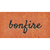 Mulled Cider Bonfire Word Art
