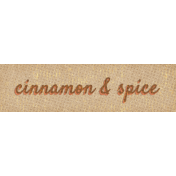 Mulled Cider Cinnamon Word Art