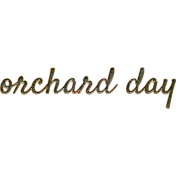 Mulled Cider Orchard Day Word Art