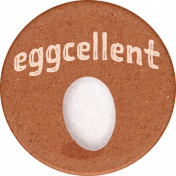 Chicken Keeper Element Round Sticker Eggcellent