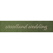 Rustic Wedding Woodland Wedding Word Art