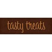 Let's Fika Tasty Treats Word Art Snippet