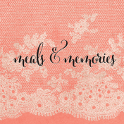 Nana's Kitchen Journal Card Memories 4x4