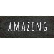 Naturally Curious Amazing Word Art Snippet 