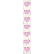 Mulberry Bush Hearts List Strip