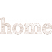 Shabby Chic Home Word Art 2