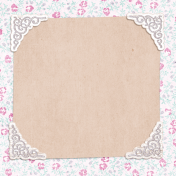 Shabby Chic Journal Card Card 4x4