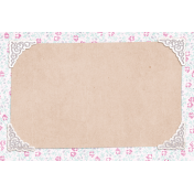 Shabby Chic Journal Card Card 4x6