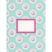 Shabby Chic Journal Card Label 3x4