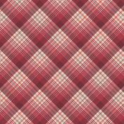 Garden Notes Red Plaid Paper