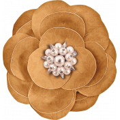 Classy Gold Flower