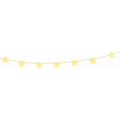 Sparkle & Shine Star Lights Banner No Glow