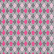 Sweet Autumn Gray Argyle Paper