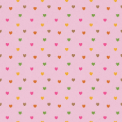 Sweet Autumn Argyle Hearts Paper