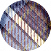 Chicory Lane Element Button Purple Plaid