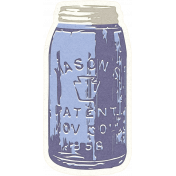 Chicory Lane Element Sticker Mason Jar