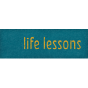 Fall Reflections Life Lessons Word Art
