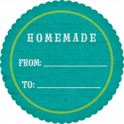 Baking Days Mini Label Homemade