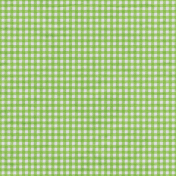 Baking Days Lime Green Gingham Paper