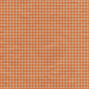 Baking Days Orange Gingham Paper