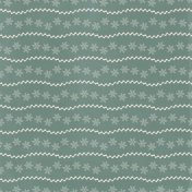 Winter Cozy Teal Ric Rac Paper