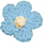 Woolen Mill Baby Addon Element Light Blue Flower