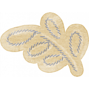 Woolen Mill Baby Addon Element Beige Leaf