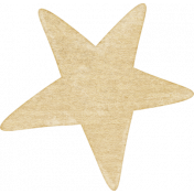 Woolen Mill Baby Addon Element Sticker Beige Star Alt