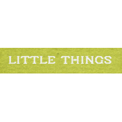 Woolen Mill Baby Addon Element Word Art Little Things