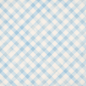 Woolen Mill Baby Addon Paper Blue Gingham