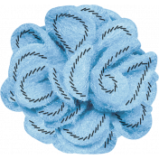 Woolen Mill Light Blue Flower