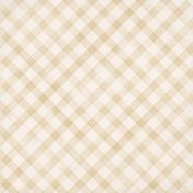 Woolen Mill Paper Beige Gingham 