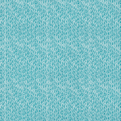 Winter's Repose Teal Leafy Paper