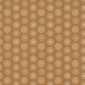 Winter's Repose Brown Snowflakes Paper