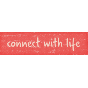 Heading Offline Connect Life Word Art