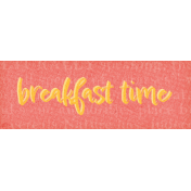 Maple Grove Maple Grove Word Art Snippet Breakfast Time
