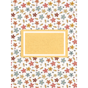 Maple Grove Flowers 3x4 Journal Card