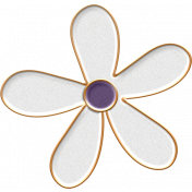 A Spring To Behold Element Enamel Flower White