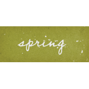 A Spring To Behold Element Word art Sprint