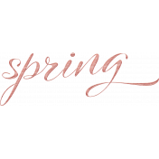 A Spring To Behold Element Word art Wood Spring